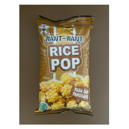 

Want want rice pop sapi panggang / Wantwant Rice pop beef Flavors 52g