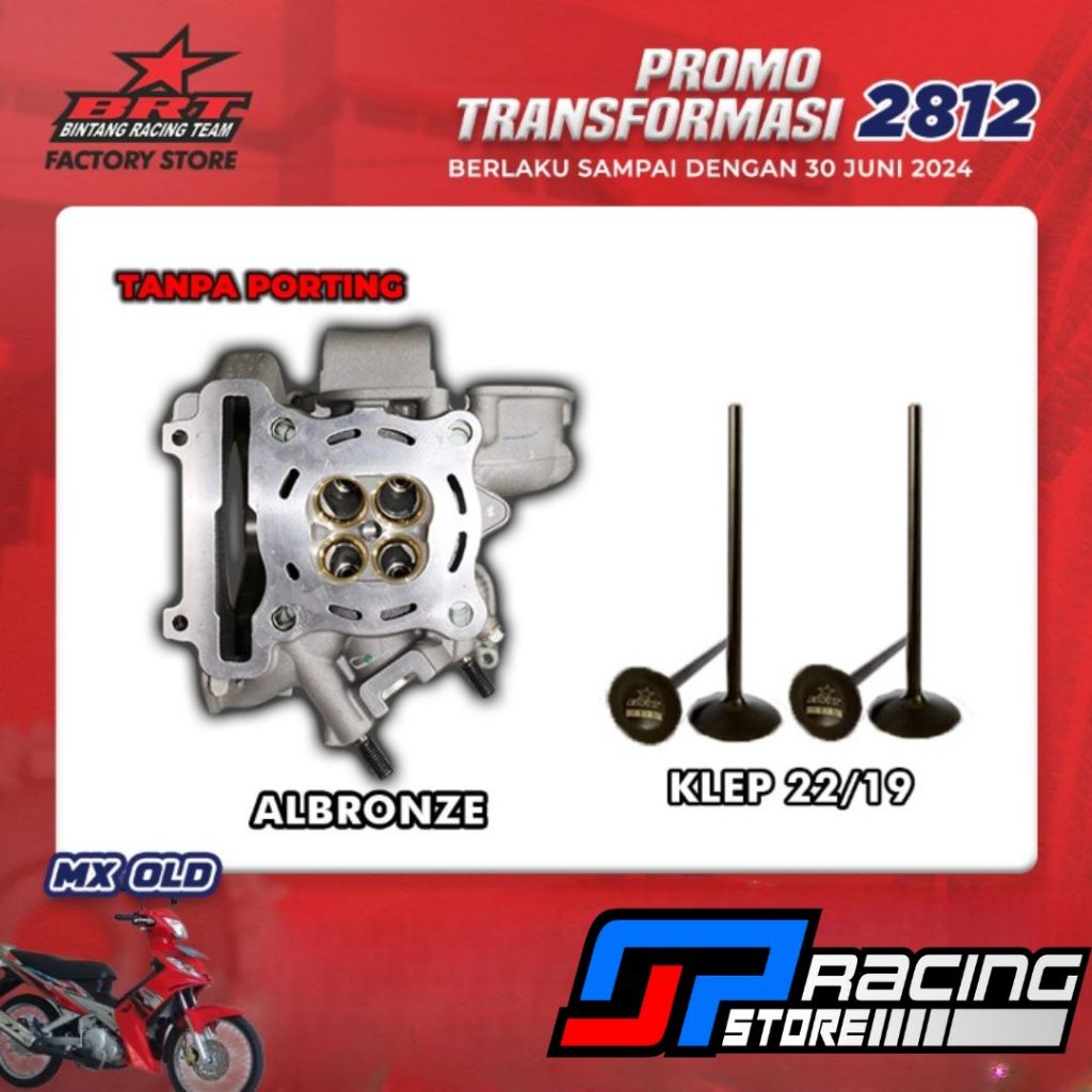 Head BRT Jupiter MX OLD + Klep - Promo 2812