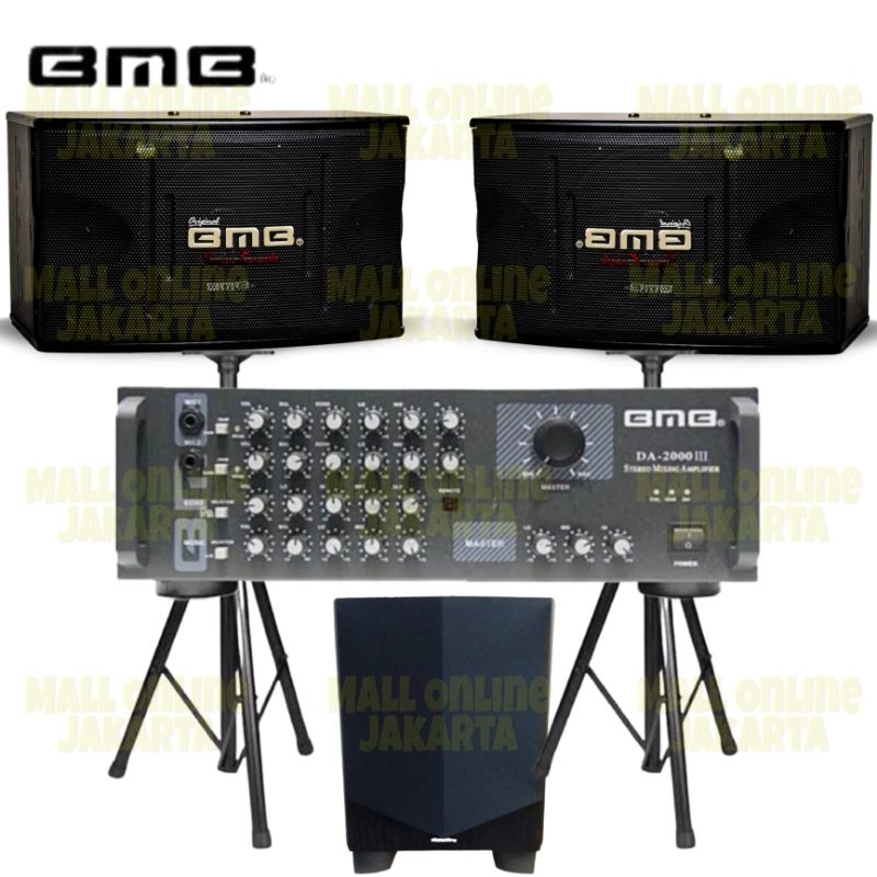 Paket karaoke bmb 12 inch sound system subwoofer aktif 12 inch