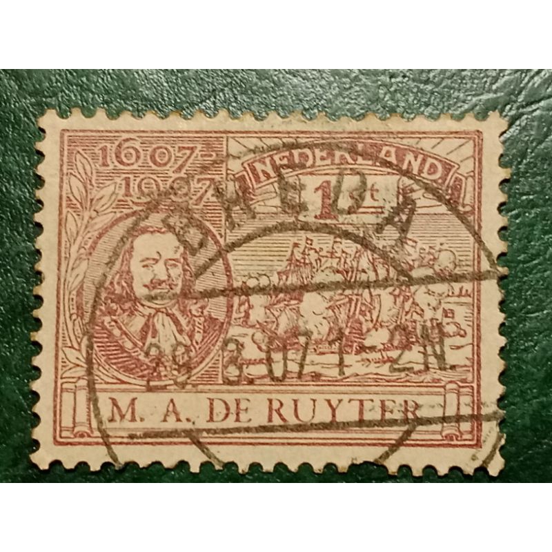 

Prangko Nederland 1 cent Tahun 1907 USED