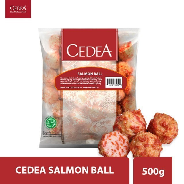 

CEDEA Salmon Ball 500gr Baso/Bakso Salmon Suki Halal Premium