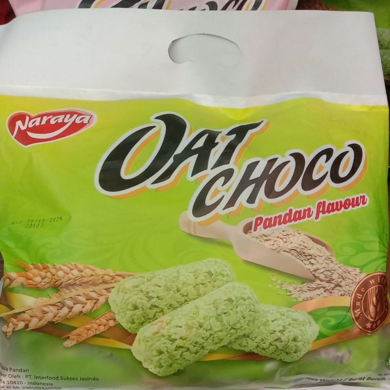 

NARAYA OUT CHOCO PANDAN 400G