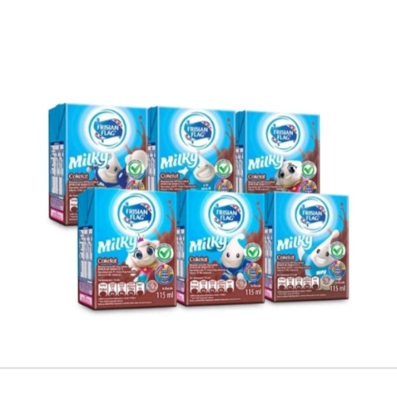 

paket uht mini isi 6pcs 115ml coklat dan strawberry