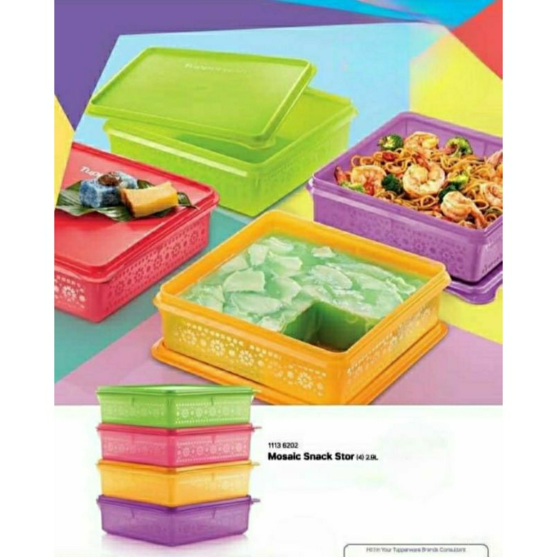 Mosaic Snack Store 2.9L Ecer 1Pcs