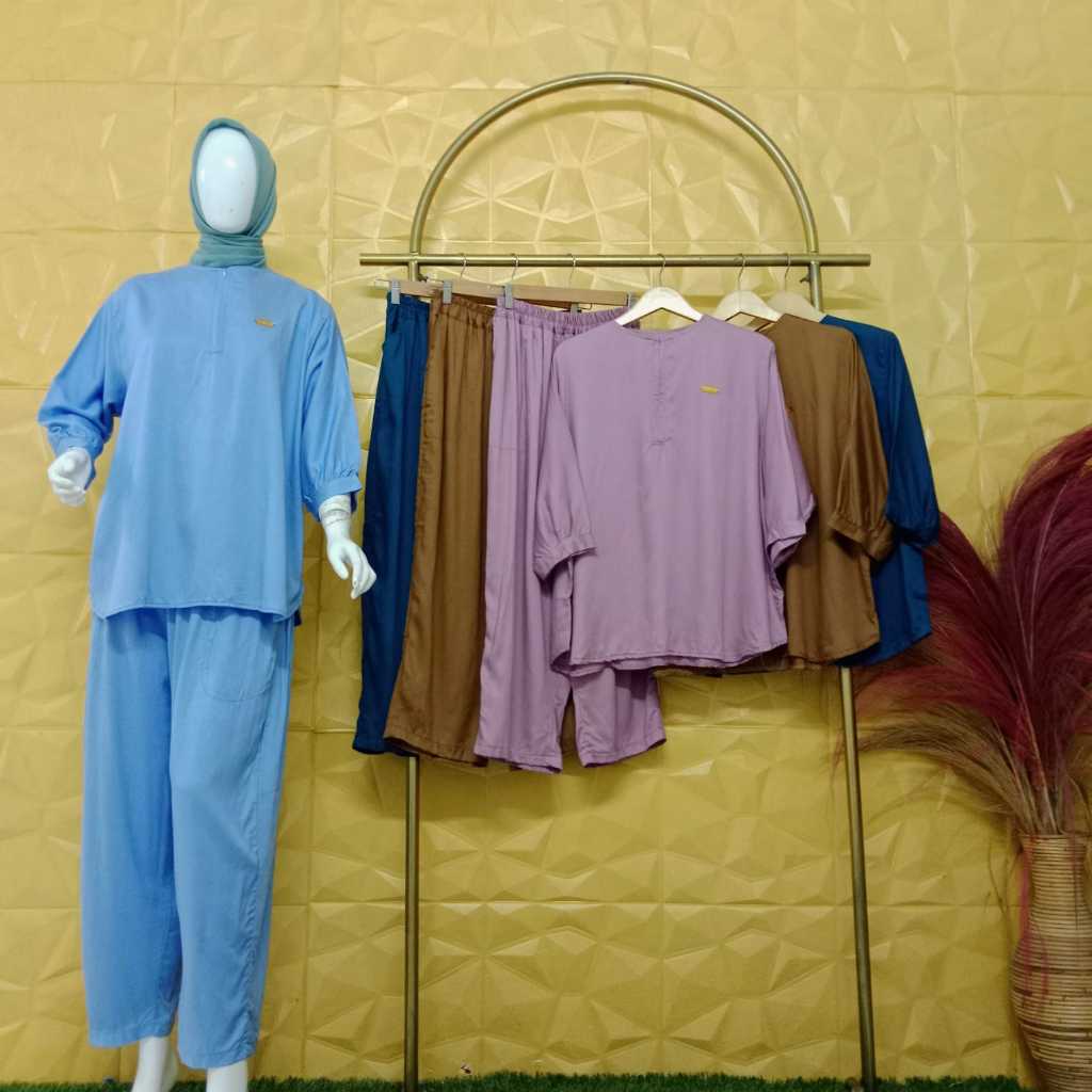 SYARIFAH17 One Set Ermina Jumbo Viral Wanita Muslim 2XL 3XL 4XL