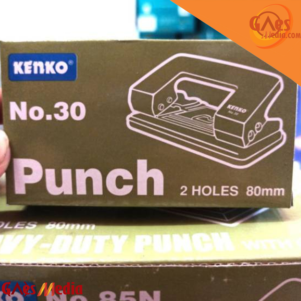 

Pembolong Kertas KENKO No. 30 Kecil / Punch Pelubang Kertas / Punch Hole KENKO