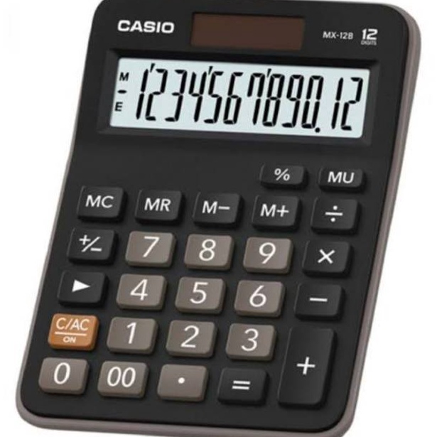 

KODE P2M4 KALKULATOR DESKTOP CASIO MX12B ORIGINAL GARANSI RESMI CALCULATOR