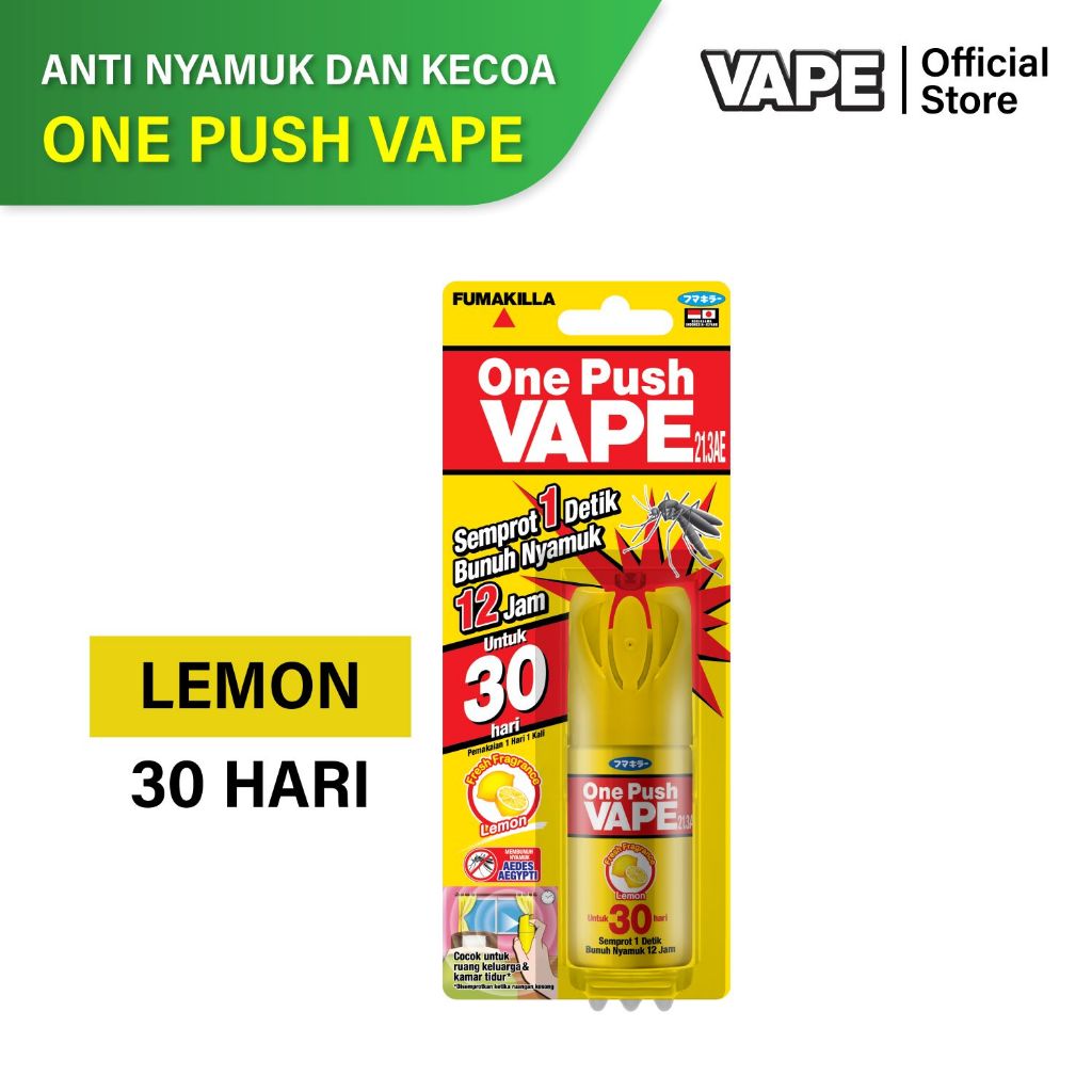 Fumakilla OnePush VAPE 30 Lemon