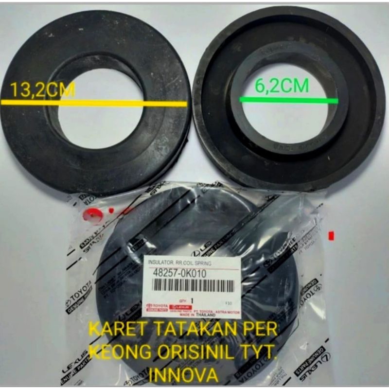 KARET TATAKAN PER KEONG TOYOTA INNOVA FORTUNER HILUX ORI