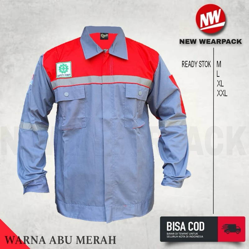 Baju kerja safety/wearpack safety/Atasan/Safety/K3/Baju Kerja