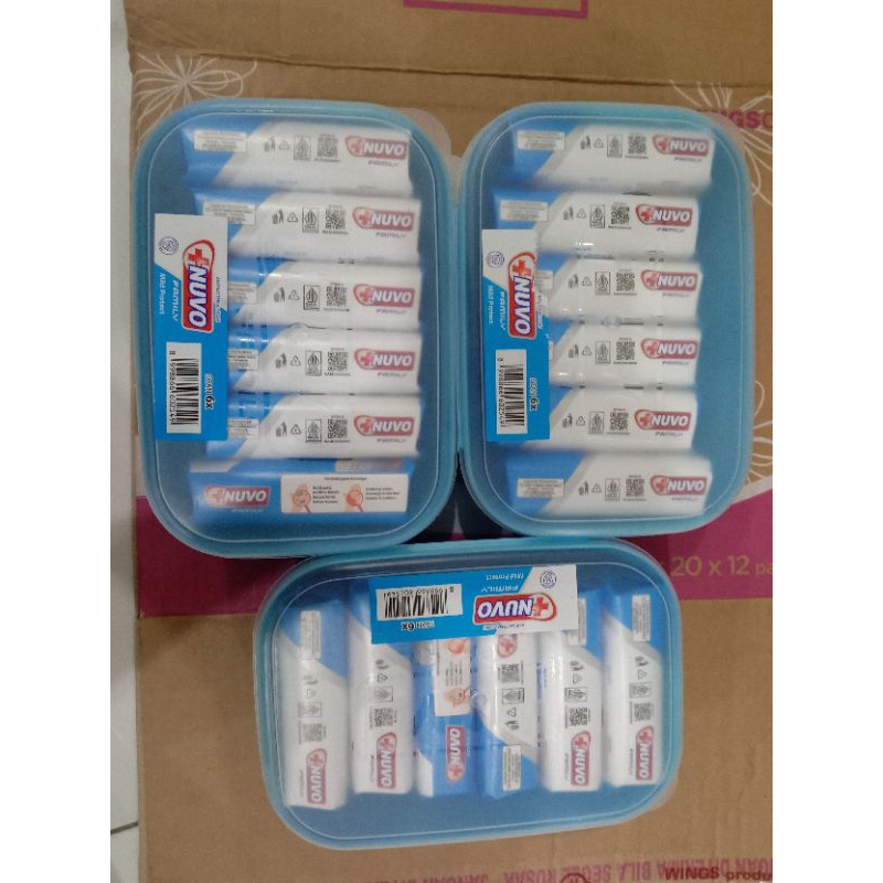 Sabun Mandi NUVO BARSOAP 76g isi 6 PCS / BONUS TEPAK