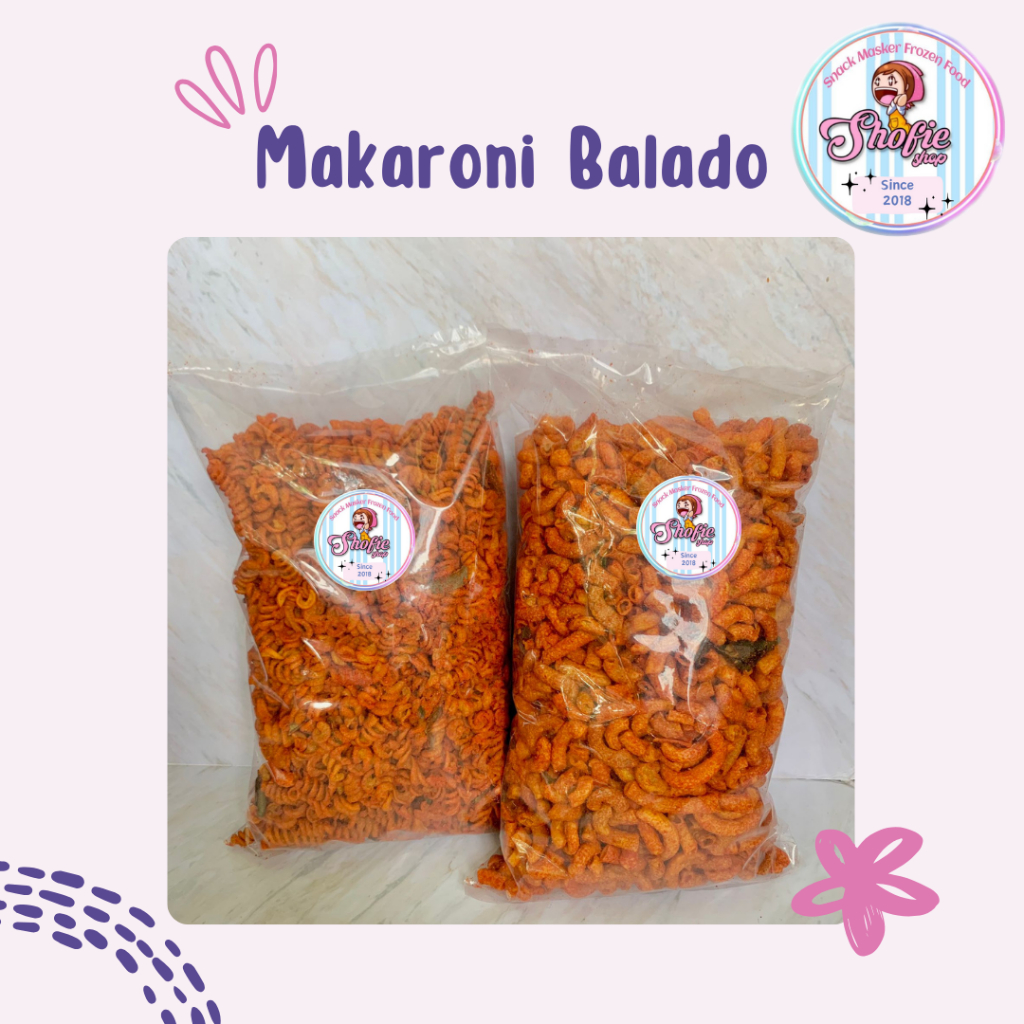 

Makaroni Spiral / Pipa Balado 500 gram