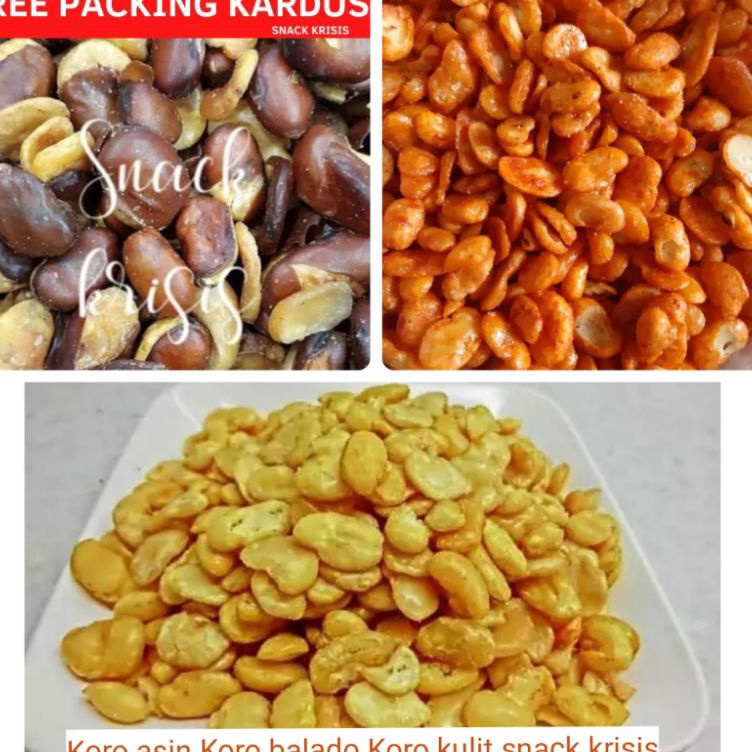 

Miliki sekarang 1kg kacang koro asin balado kulit