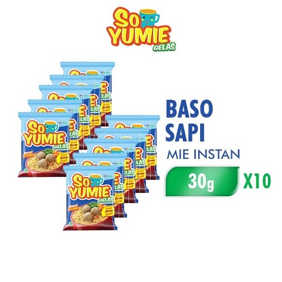 

Grosiran So Yumie Mie Gelas Baso Sapi 3 gr isi 1 pcs