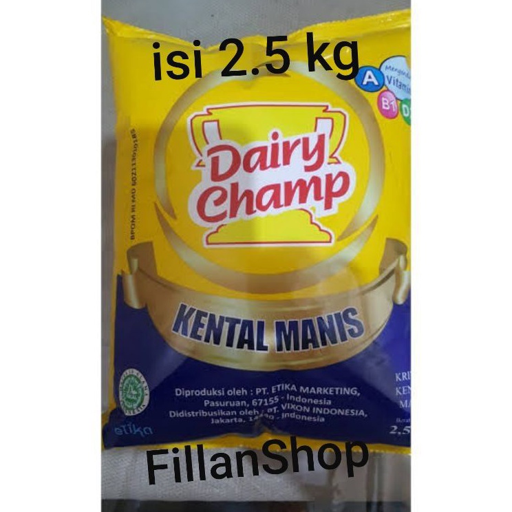 

Yuk di order Susu Dairy Champ 25 kg