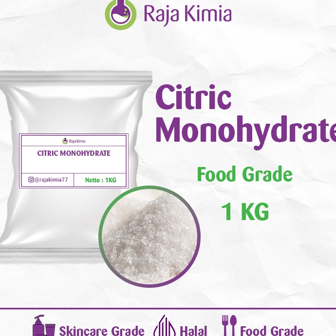 

Produk terbaru CITRIC MONOHYDRATE CITRUN SITRAT 1 KG