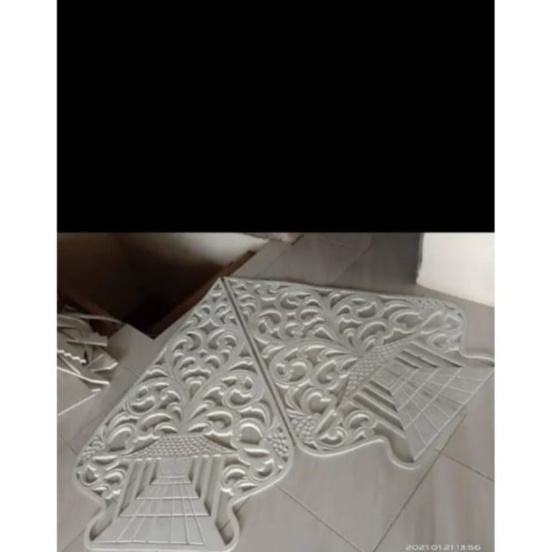 ukiran wayangan spon, ukiran wayang karet spon dekorasi wedding