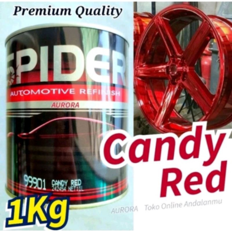 Cat Spider Candytone Red 99901 Candy Merah