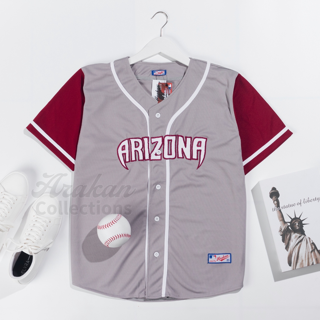 Arakan - Baseball Jersey Arizona Dewasa Pria/Wanita/Unisex Soft Dryfit