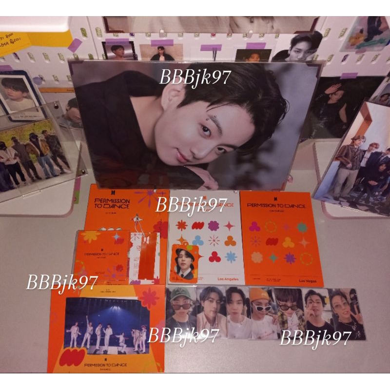 [READY] OFFICIAL PC PHOTOCARD BTS V TAEHYUNG JK JUNGKOOK PTD PERMISSION TO DANCE ON STAGE IN THE US 