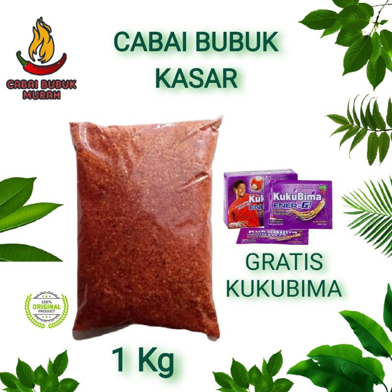 

CABAI BUBUK MURAH GILING KASAR GRATIS KUKUBIMA
