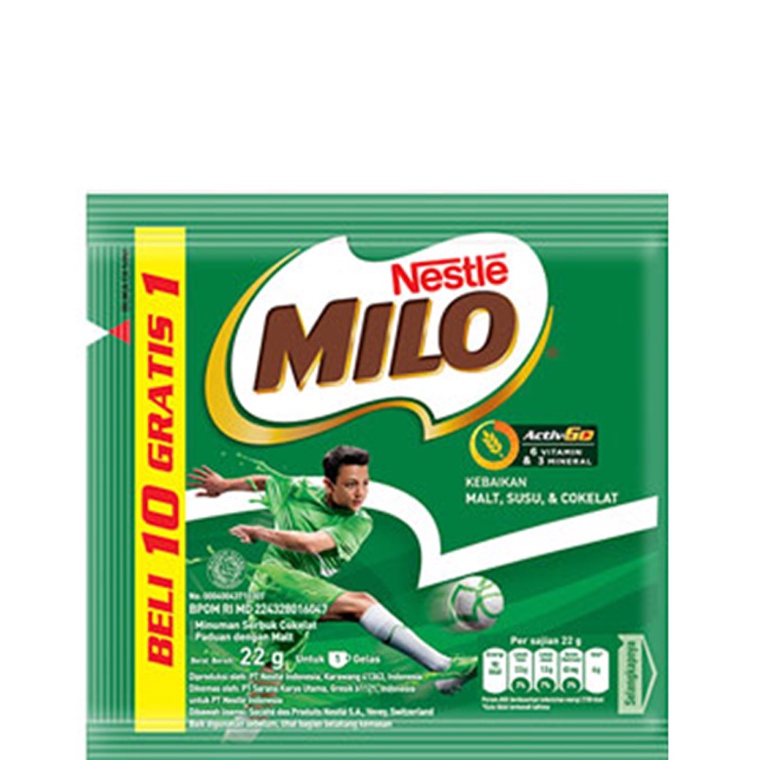 

Toko Spesial MILO ACTIVGO Susu Coklat Renceng 1 x 22 gr