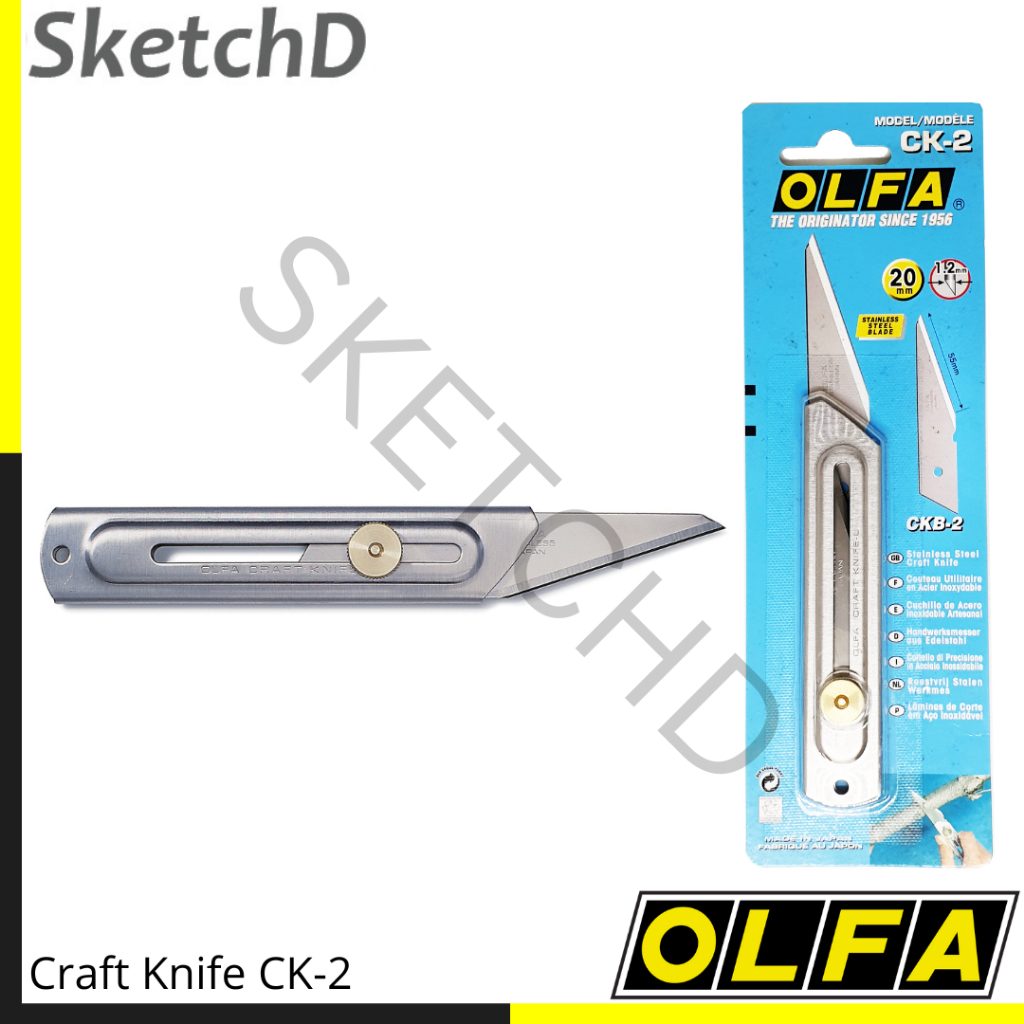 

Pisau Cutter Knife Craft CK 2 Olfa Japan Blade