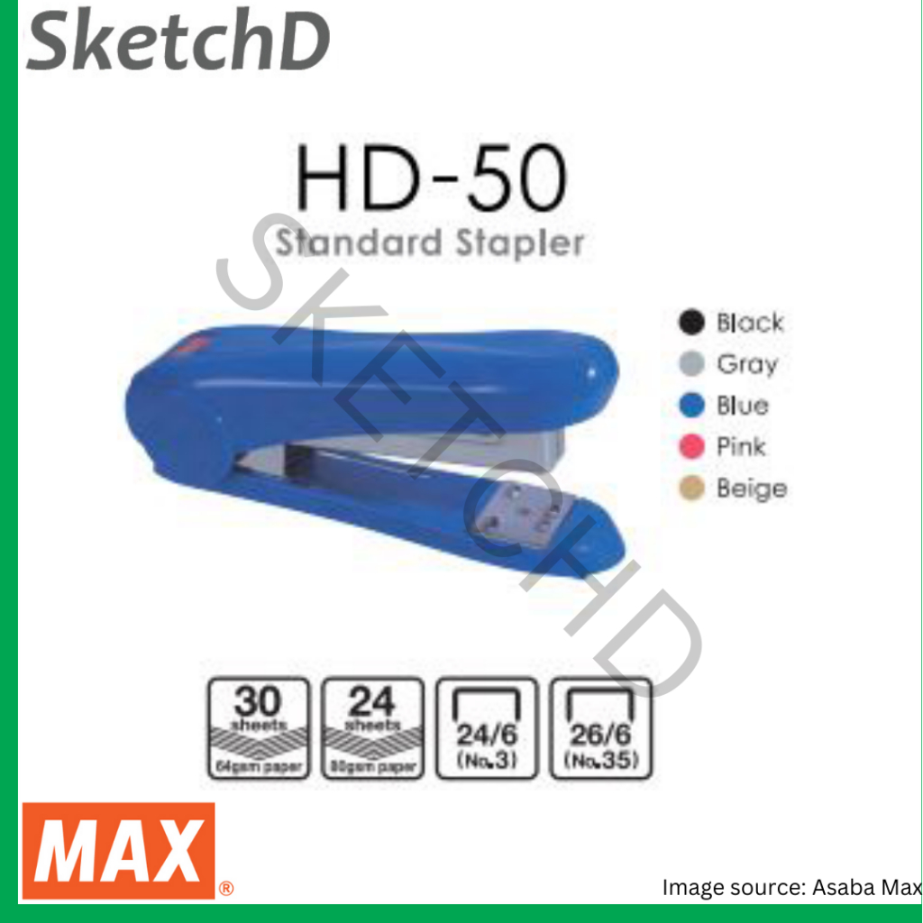 Stapler / Hekter Besar No.50 Max HD50