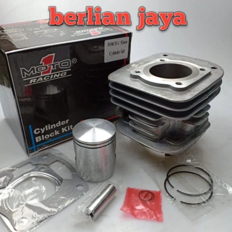 blok seher/cylider blok seher bore up dan standar buat motor yamaha force 1/f1zr uk 52mm dan 56mm me