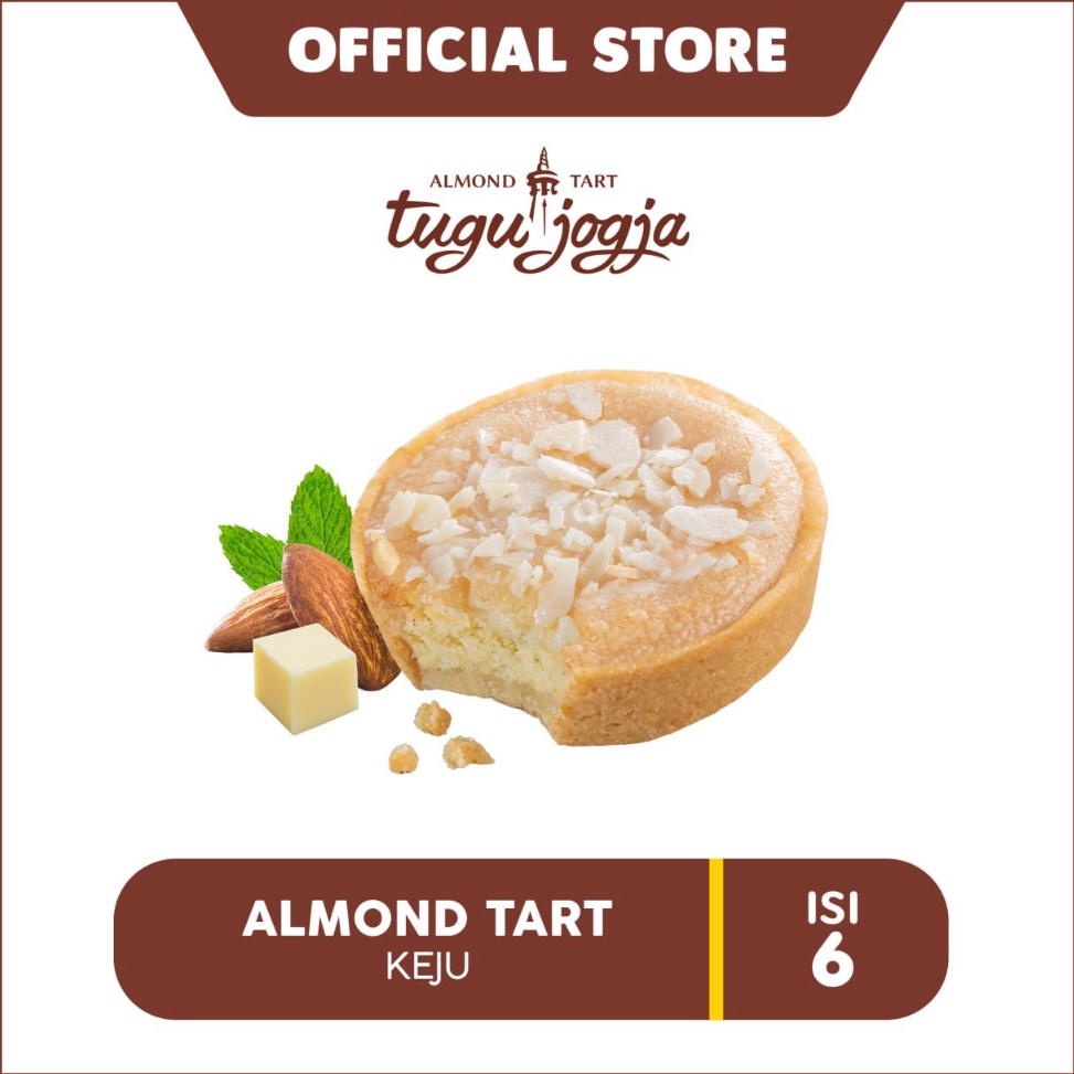 

Harga Miring Almond Tart Tugu Jogja Keju 6pcs