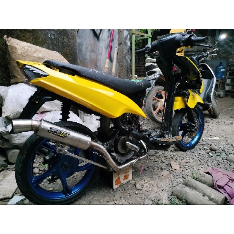 KNALPOT RACING TYPE SAMLONG MIO SPORTY DAN MIO J KNALPOT METIK KNALPOT SAMLONG SARBOR KNALPOT SAMLON