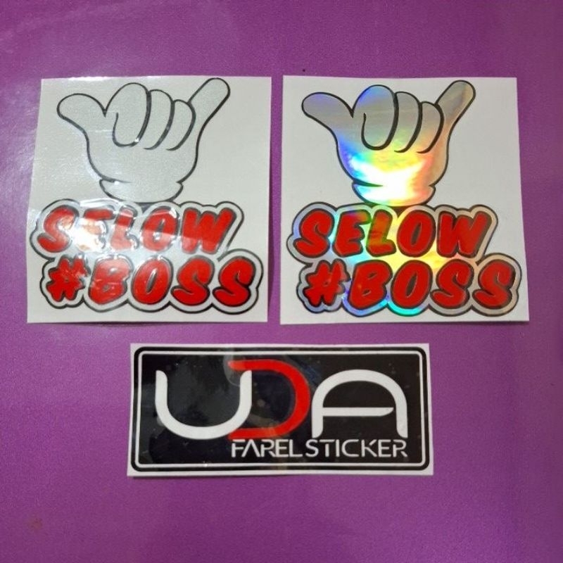 

STICKER CUTTING SELOW BOSS STICKER CUTTING MOTOR MOBIL LAPTOP DLL
