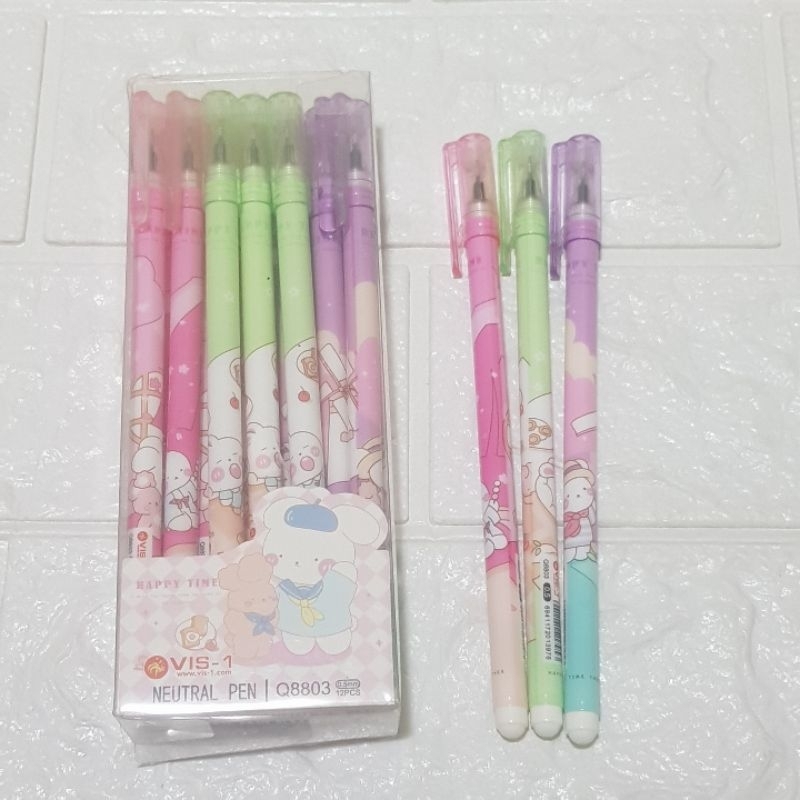 

(1 Lusin Pulpen) Pulpen 0.5 mm Warna Hitam - Pulpen Motif Lucu - Bolpen 0.5 mm - Bulpen 0.5mm - Pulpen Hitam 12 Buah