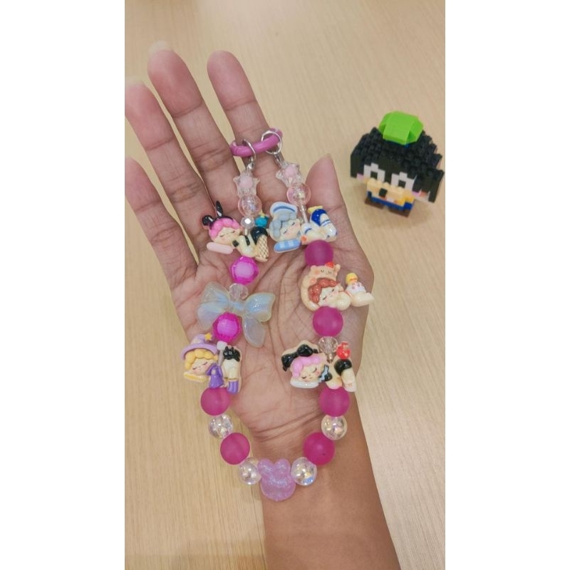 Strap Hp/Gantungan Hp, Gantungan Tas/Kunci, Luxury Beads, FREE MIKA