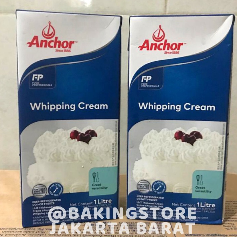 

Cuma hari ini Anchor whipping cream whip cream