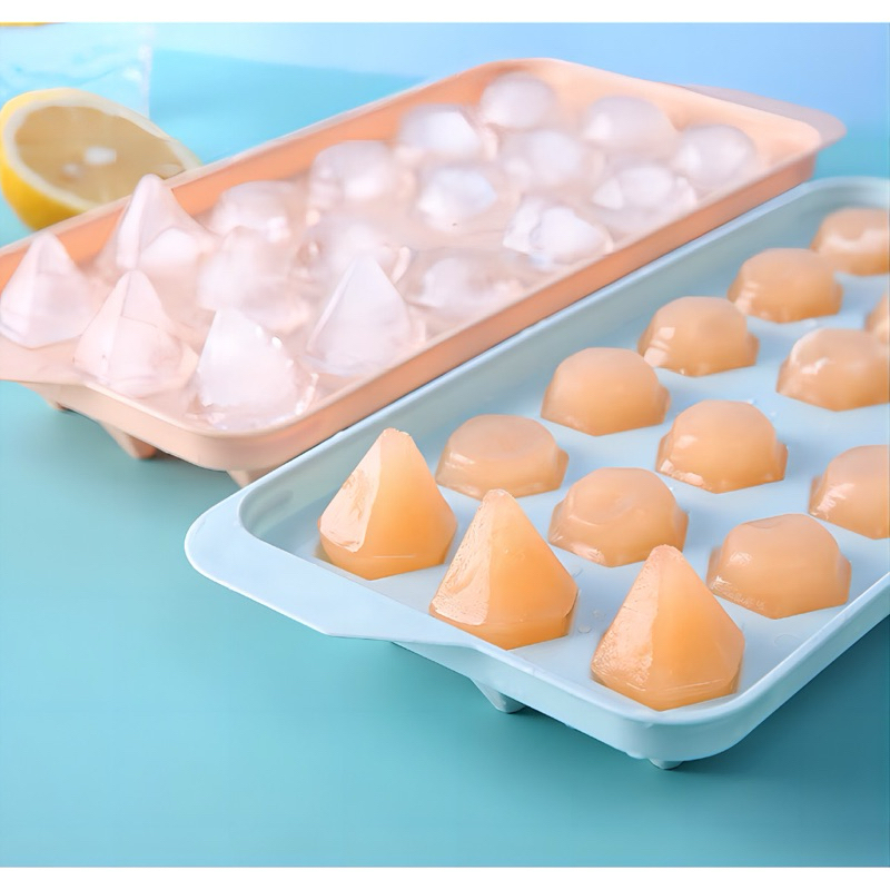 Cetakan Es batu Kristal / diamond 21 Lubang Jumbo