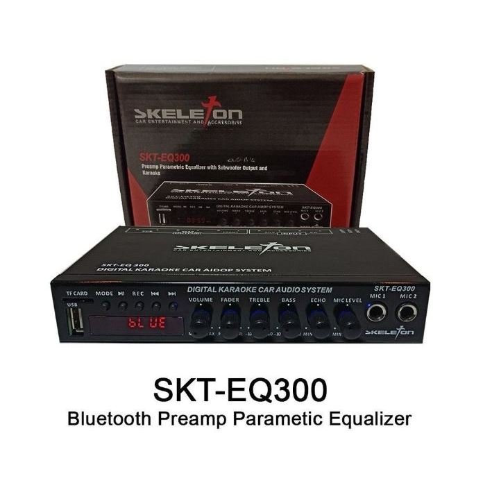 Preamp Parametric Equalizer Karaoke Mobil SKT EQ300 Bluetooth / Parametrik Mobil Preamp Mobil