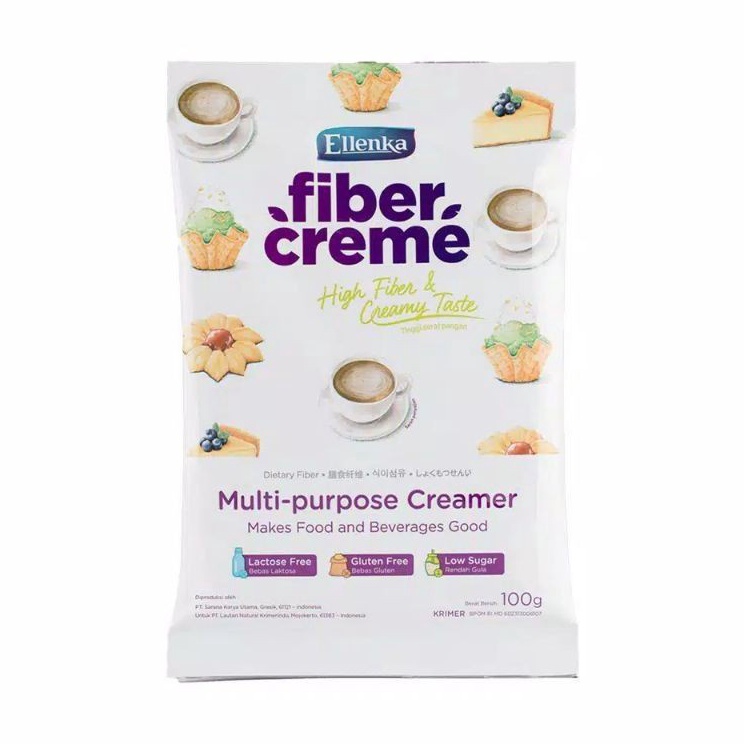 

Mega Max Fiber Creme Ellenka 1 gr high fiber creamy taste sachet promo