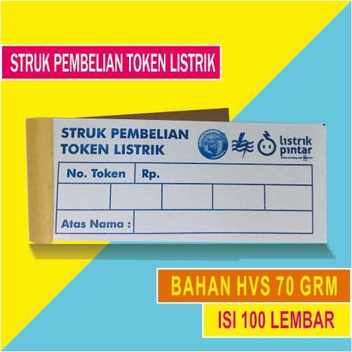 

Nota Token LIstrik/ Struk Pembelian Token Listrik