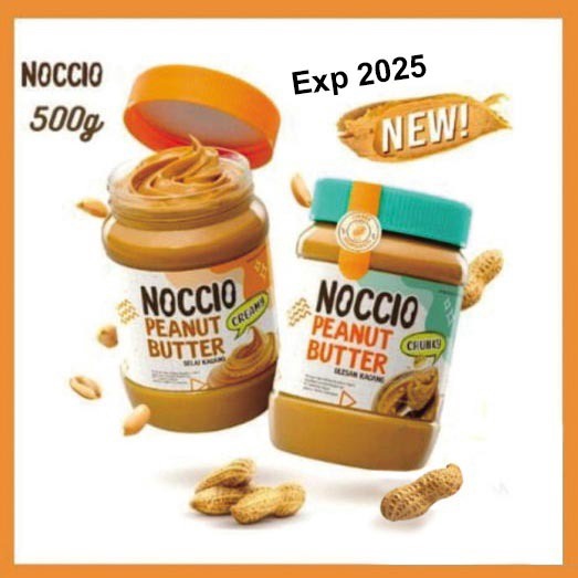 

Semuanya baru Noccio Peanut Butter Besar 5gr Exp Terbaru April 225 PROMO HALAL