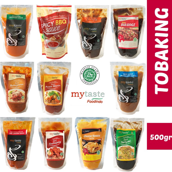 

Lariza My Taste Saus Barbeque Blackpepper Teriyaki Bulgogi Thai 5gr