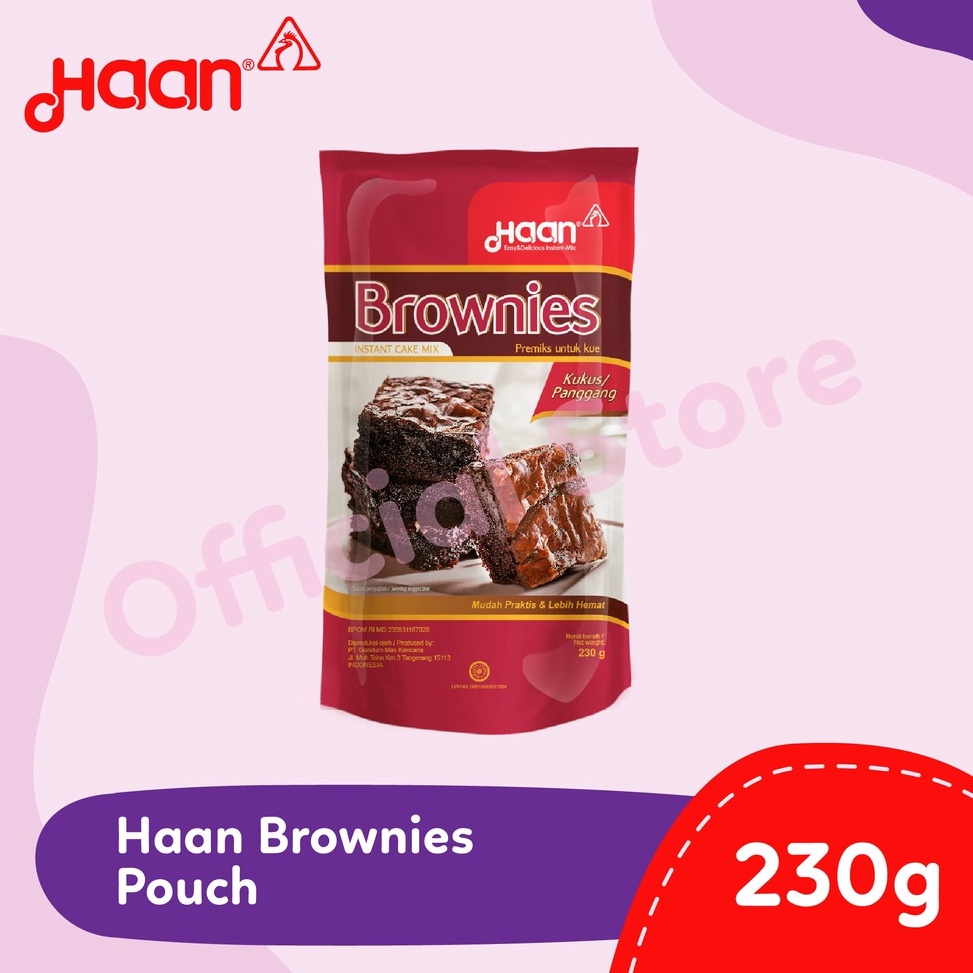 

Hanya disini HAAN BROWNIES 23gr