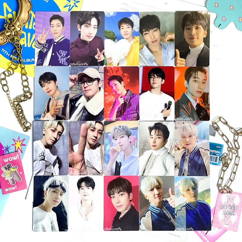 (Ready Stock) Photocard Official Wonwoo Seventeen • Album Face The Sun EP.1 Control • FTS Wonwoo kor