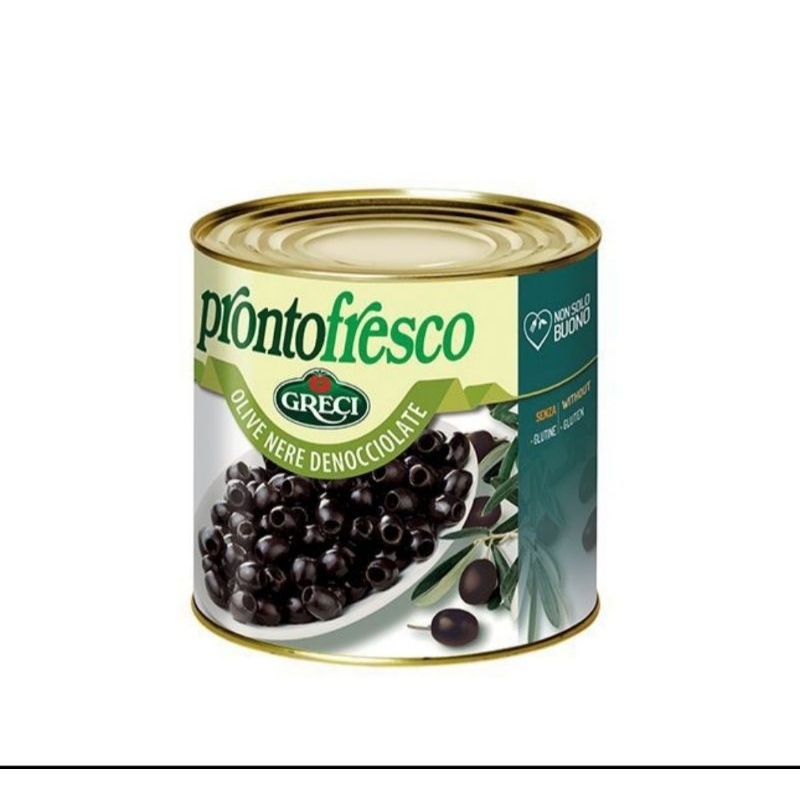 

Black Olive Round Sliced 2.6kg - Pronto Fresco Greci