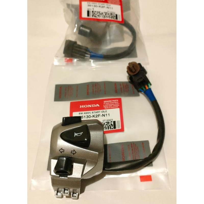 holder kanan kiri saklar sein klakson starter tombol stater sen klakson all new Scoopy 2021 2022 202