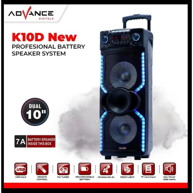 SPEAKER PROTBLE ADVANCE K10D.