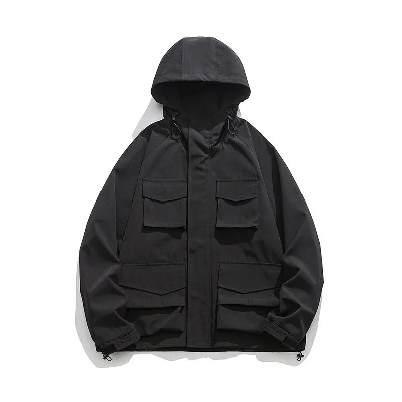 ryz_shopp Cargo Bomber Jaket Oversize Jacket Tracktop