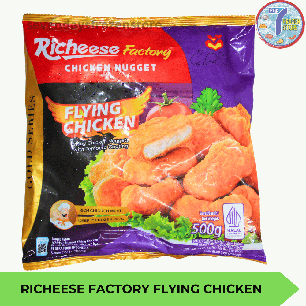 

Richeese Factory Flying Chicken | Chicken Nugget Premium 500 gr