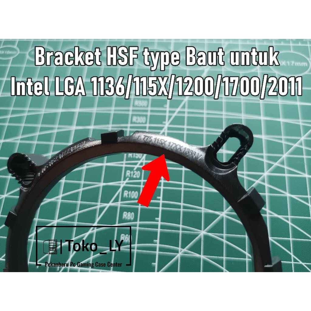Backplate Bracket HSF Intel LGA Sekrup 775/115x/1200/1700 Alder Lake