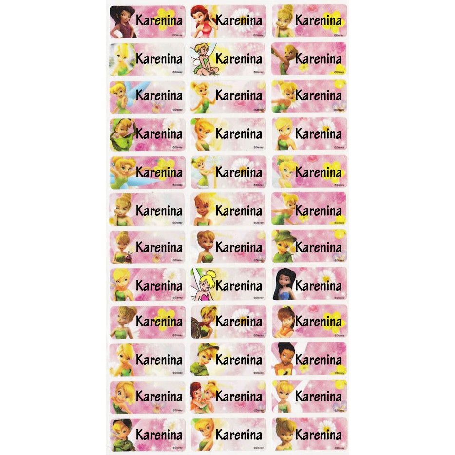 

Label Nama Waterproof - Thinkerbell